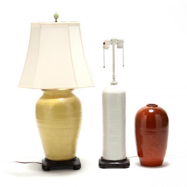 three-pottery-lamp-bases