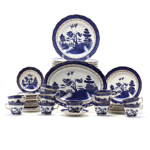 royal-doulton-set-of-real-old-willow-china