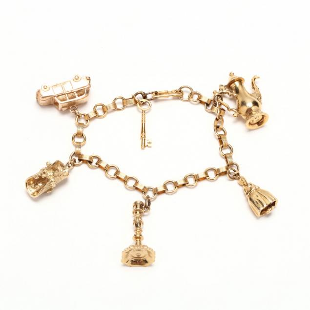 14kt-gold-charm-bracelet-with-charms