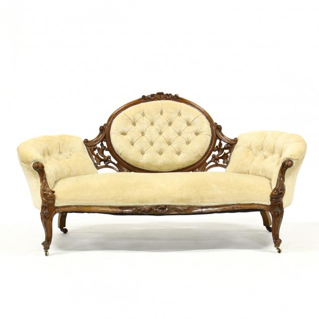 rococo-revival-victorian-carved-walnut-sofa