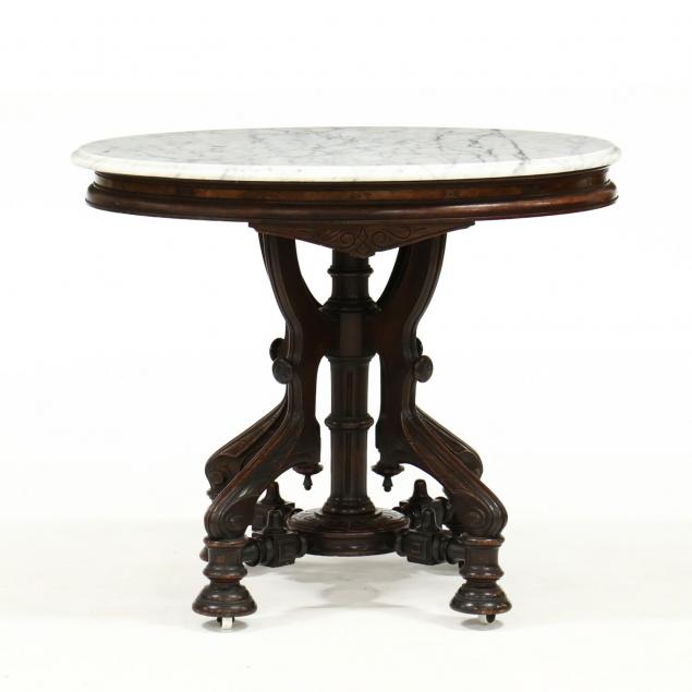 victorian-renaissance-revival-oval-marble-top-table