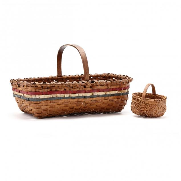 two-vintage-piedmont-nc-baskets