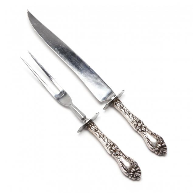 frank-m-whiting-lily-floral-sterling-silver-carving-set