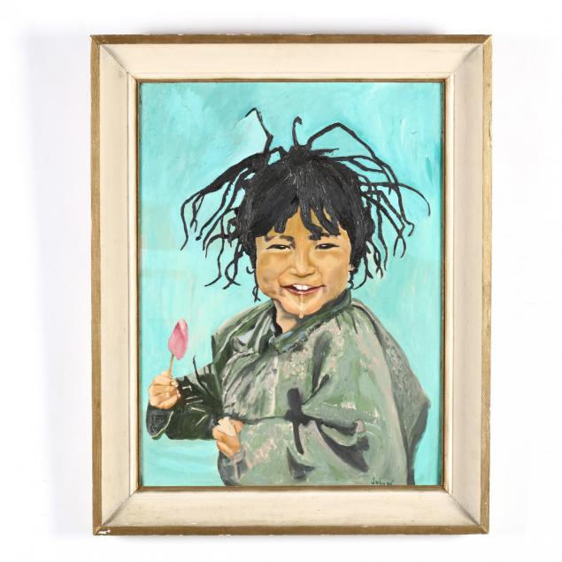 a-vintage-painting-of-a-happy-child