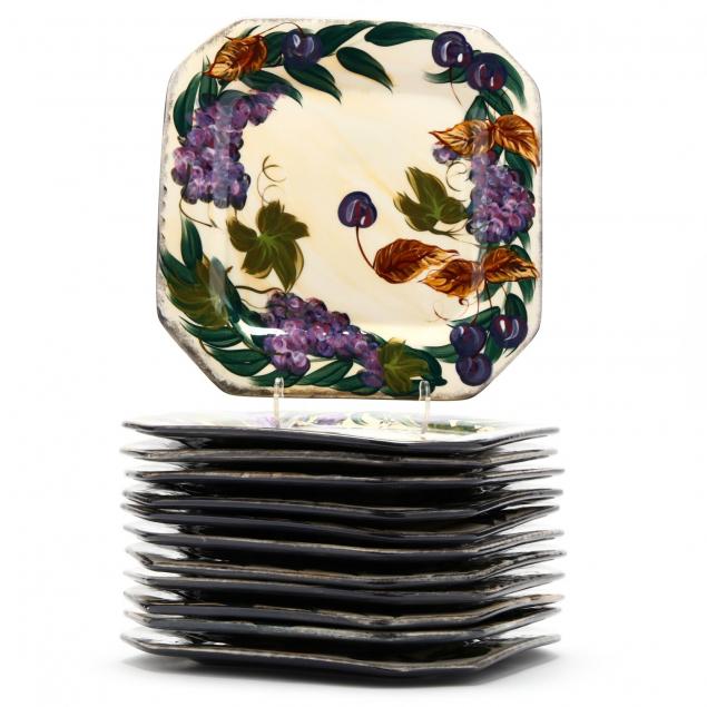 tessworks-set-of-twelve-custom-paint-decorated-chargers