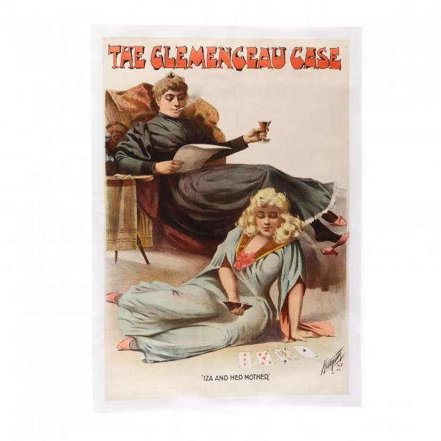 i-the-clemenceau-case-iza-and-her-mother-i-vintage-theater-poster