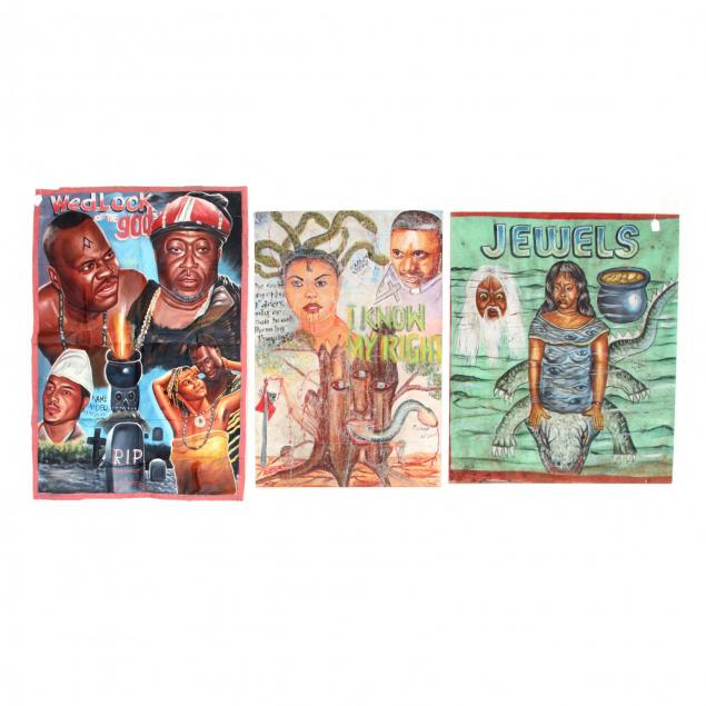 three-vintage-ghana-movie-posters