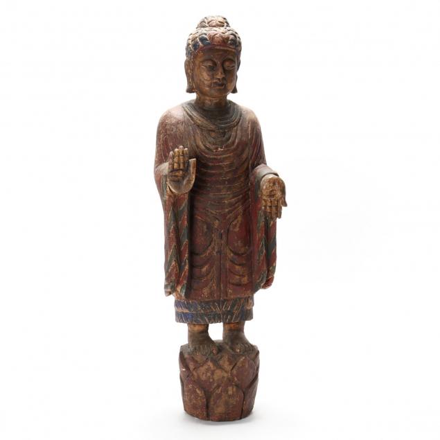 chinese-carved-standing-buddha