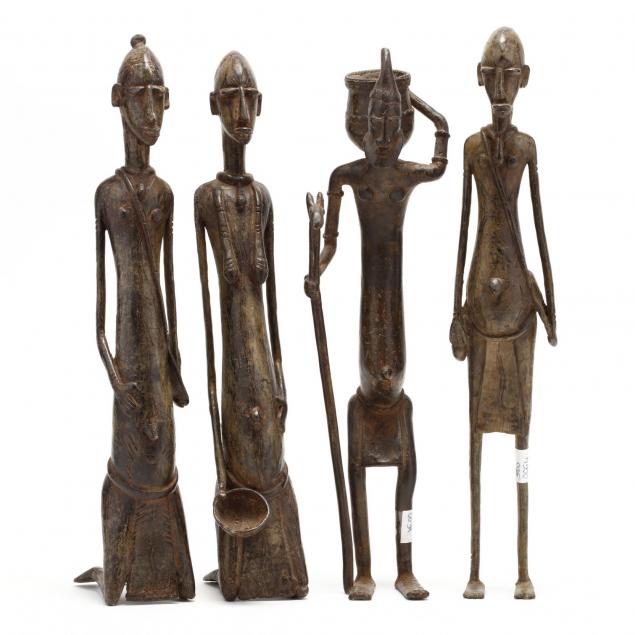 four-african-dogon-ancestor-bronzes