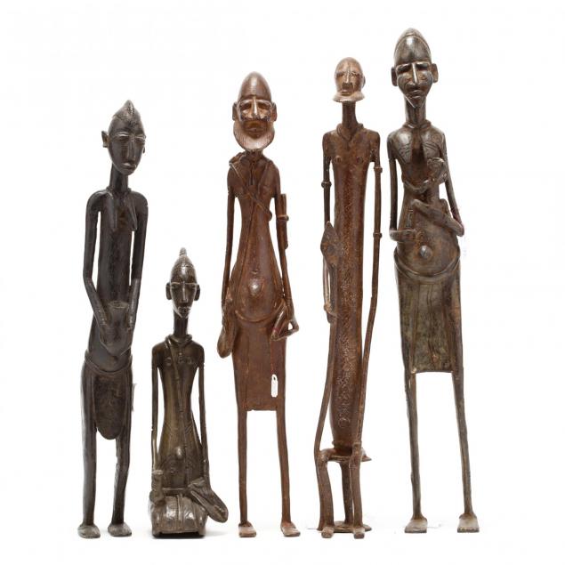five-african-dogon-ancestor-bronzes
