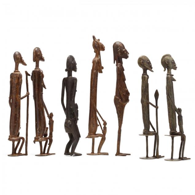seven-african-dogon-ancestor-bronzes