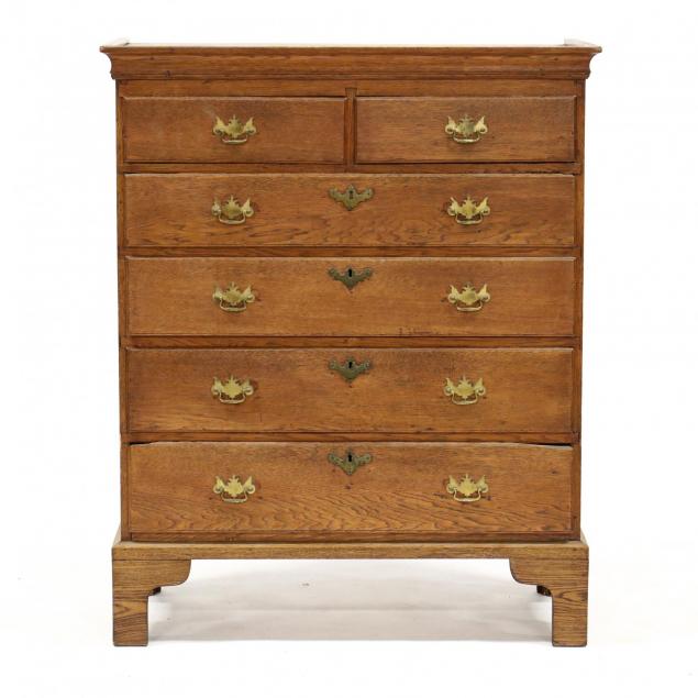 american-federal-oak-chest-of-drawers