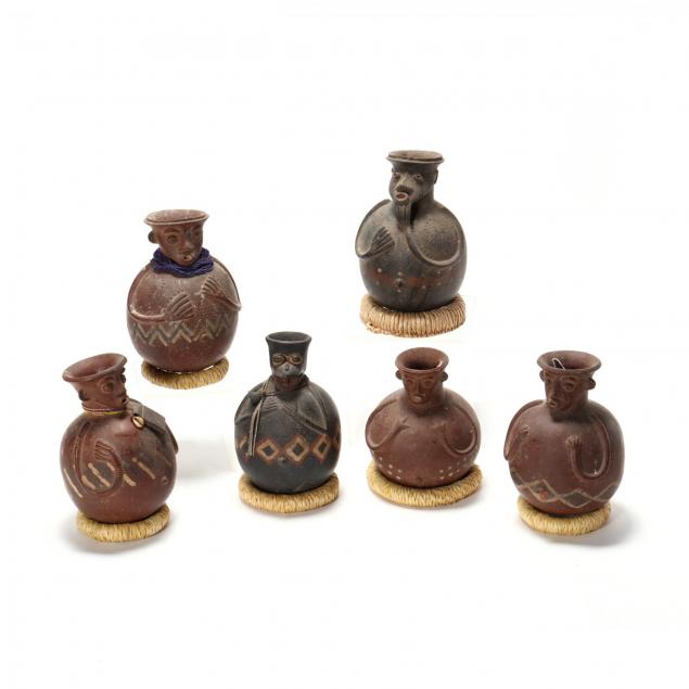 six-african-figural-pottery-jars