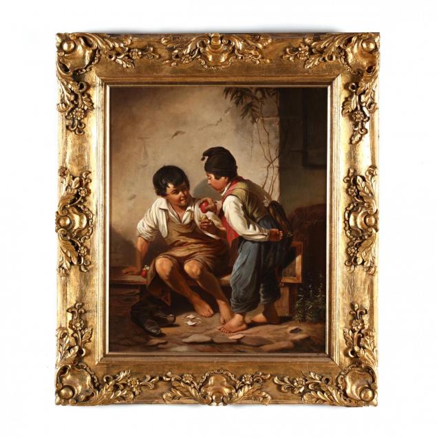 an-antique-continental-genre-painting