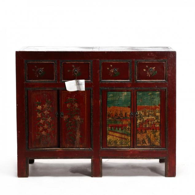 mongolian-paint-decorated-buffet-cabinet