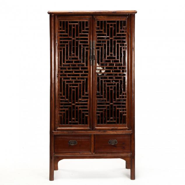 chinese-elmwood-wine-cabinet