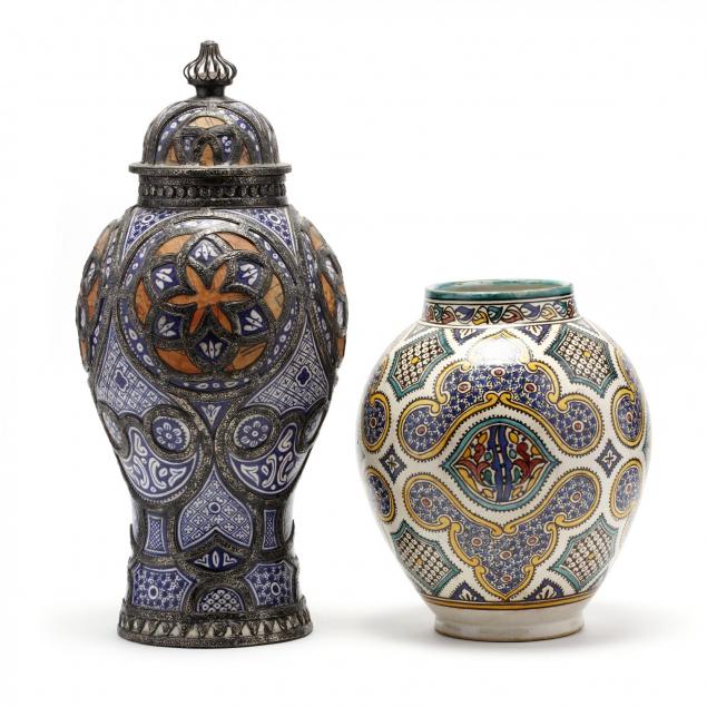 two-moroccan-pottery-vessels
