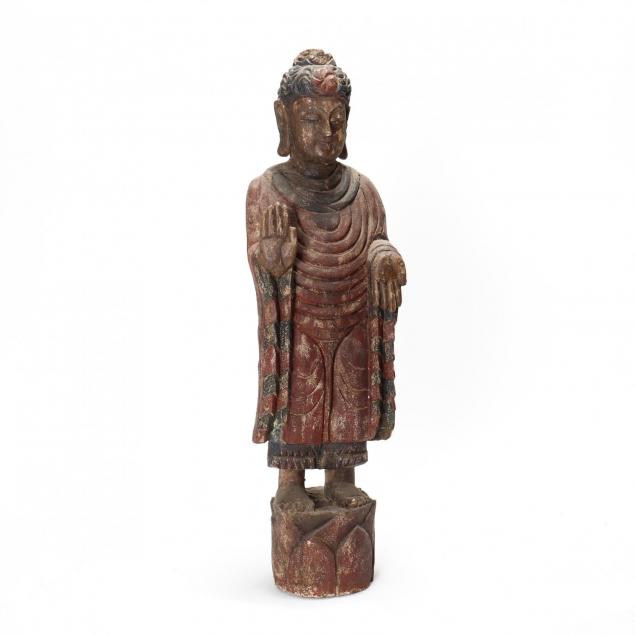 chinese-carved-figure-of-a-standing-buddha