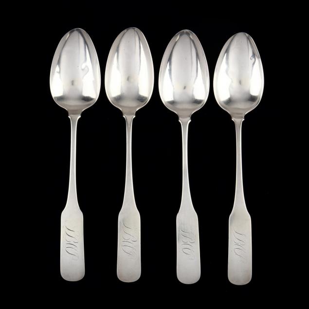 a-set-of-four-nc-coin-silver-tablespoons-with-mark-of-freeman-woods