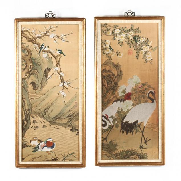 a-pair-of-chinese-bird-and-flower-paintings