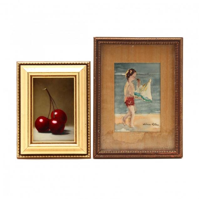 two-contemporary-miniature-paintings-russell-w-gordon-and-wilma-allen