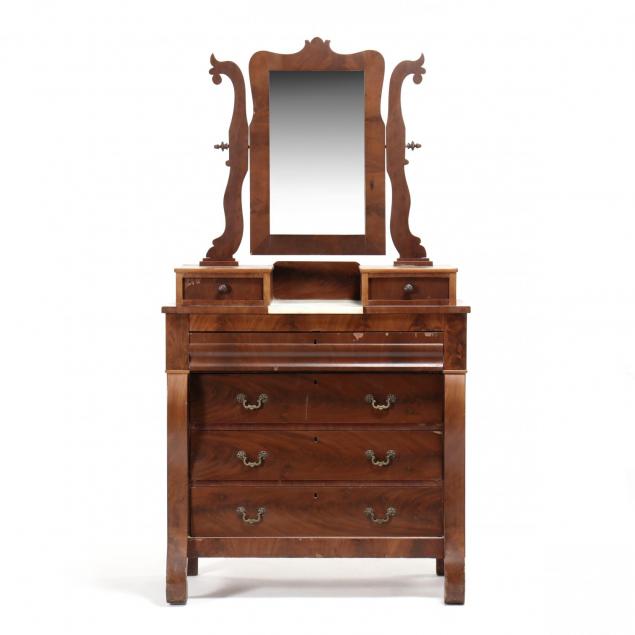 attributed-to-william-chiles-mahogany-dresser