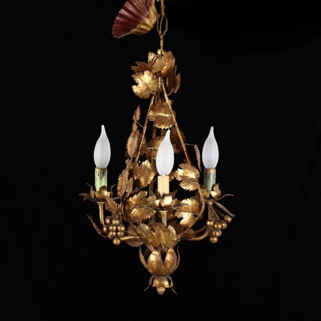 italian-diminutive-gilt-tole-chandelier