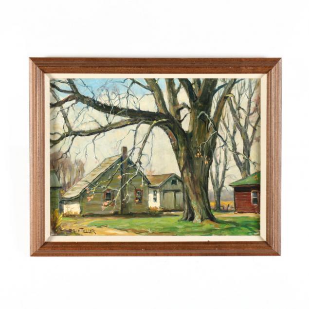 grif-teller-nj-1899-1993-farm-house-landscape