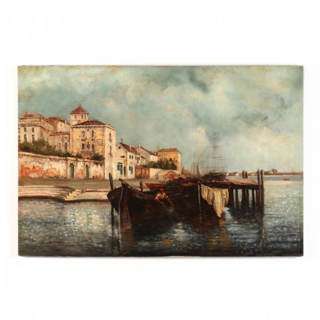 venetian-harbor-painting