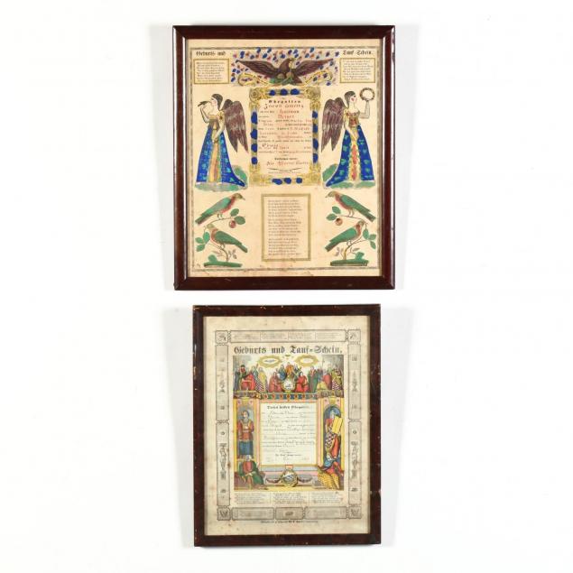 pair-of-antique-german-fraktur