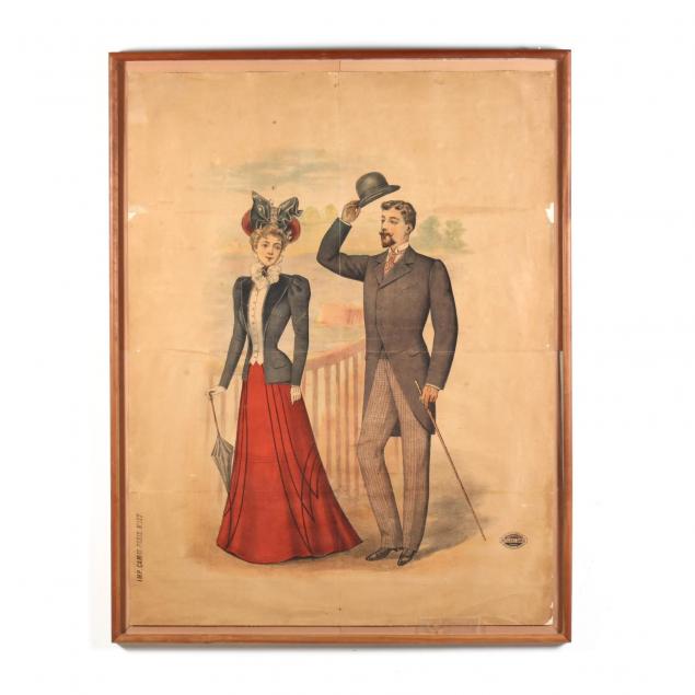 large-antique-french-chromolithograph