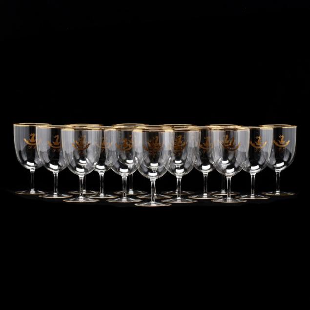 17-pc-engraved-scottish-heraldic-stemware