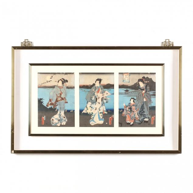 a-japanese-woodblock-print-triptych-by-utagawa-kunisada-1786-1865