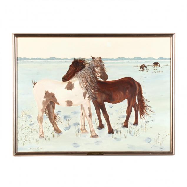 charlotte-russell-rodman-nc-wild-horses-in-winter