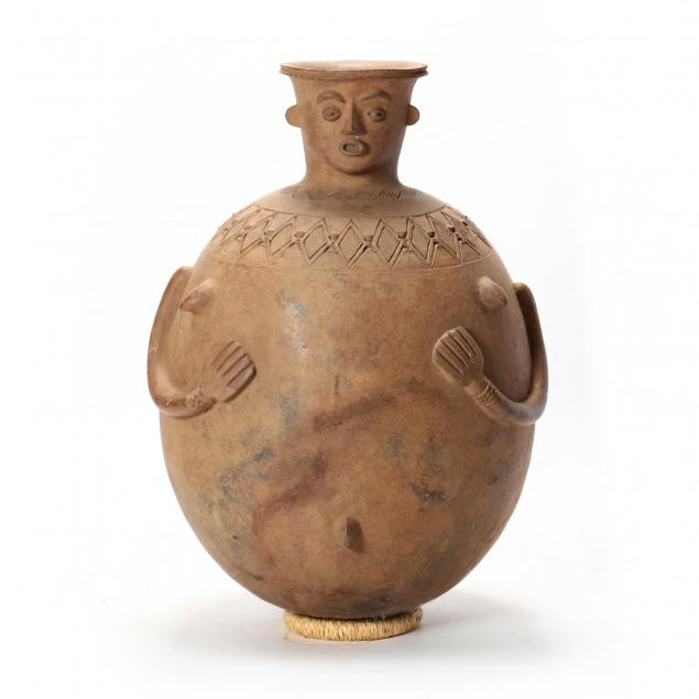 large-african-figural-pottery-vessel