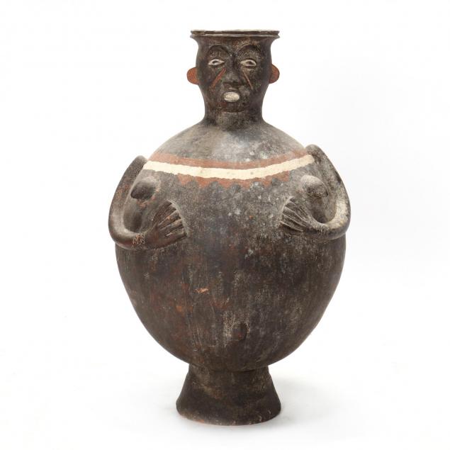 large-african-figural-pottery-vessel