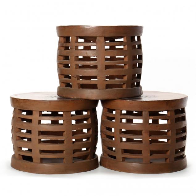 three-african-i-spider-i-stools