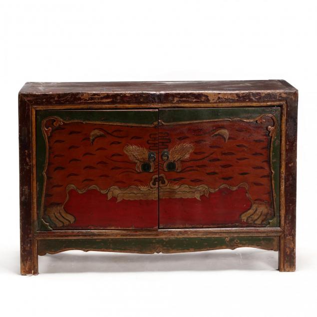 tibetan-paint-decorated-tiger-chest