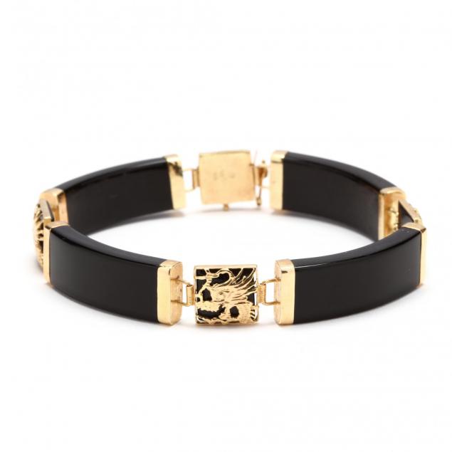 14kt-gold-and-black-onyx-bracelet
