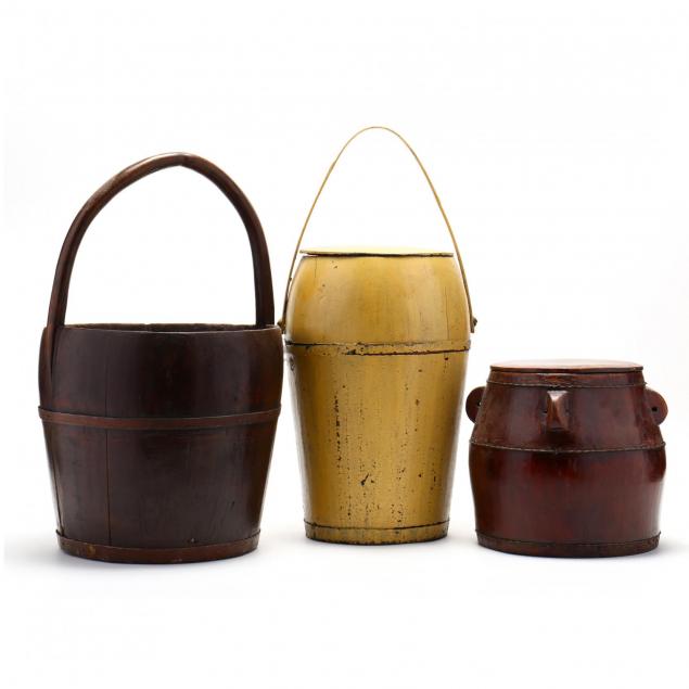 three-chinese-wood-buckets