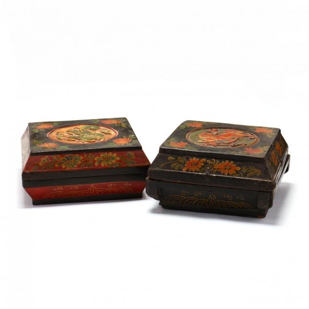 two-chinese-painted-storage-boxes