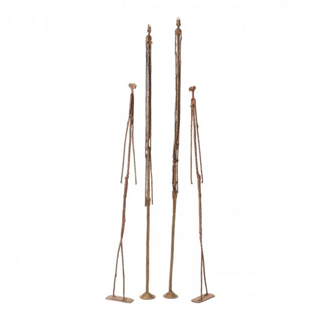 two-pairs-of-dogon-ritual-staffs