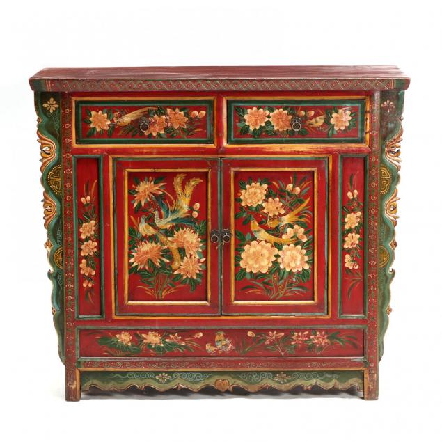 tibetan-polychrome-coffer