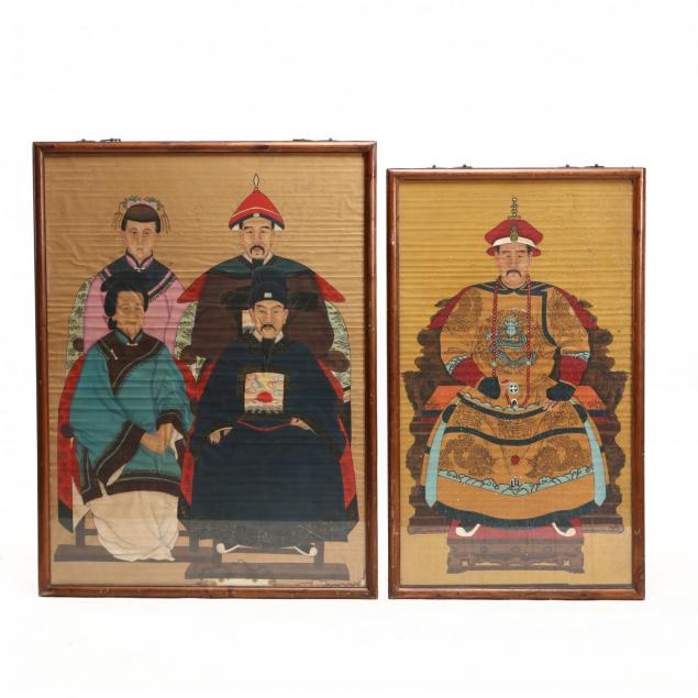 two-chinese-ancestor-portraits