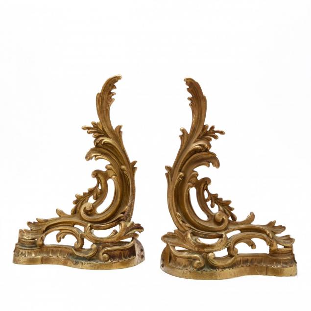 pair-of-french-rococo-style-brass-chenets