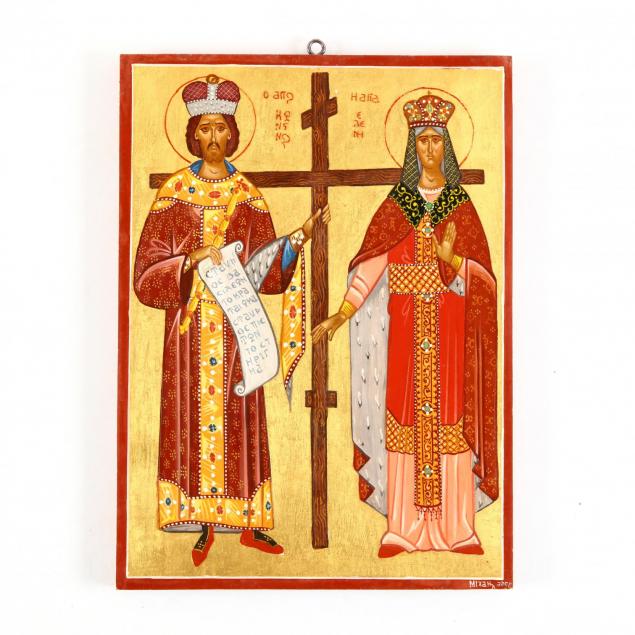 contemporary-greek-icon-of-saints-constantine-and-helena