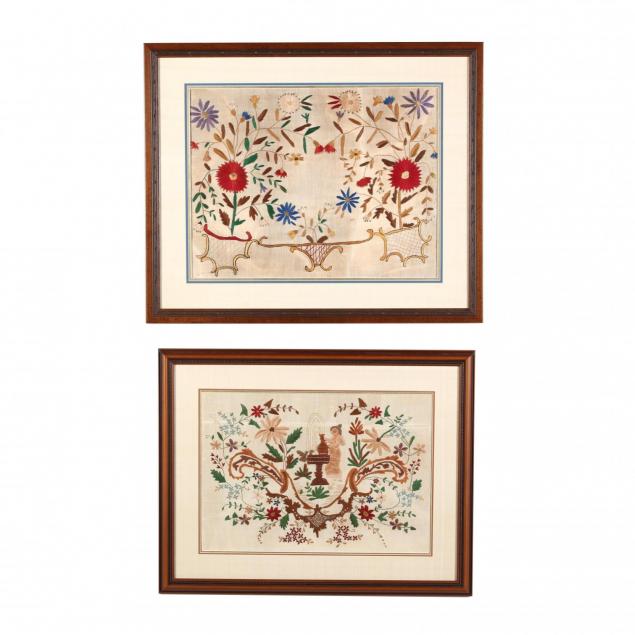 two-vintage-cypriot-needlepoint-compositions