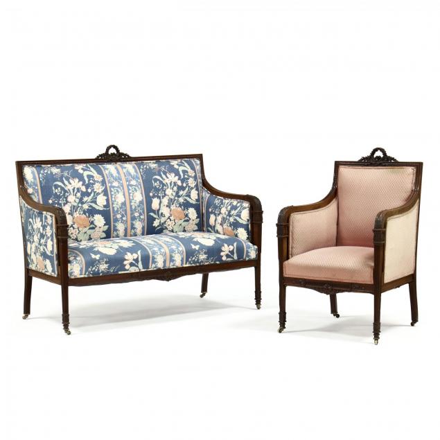 a-matching-neoclassical-style-settee-and-arm-chair
