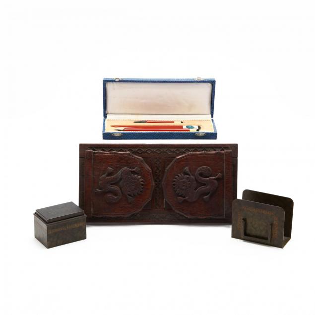 a-group-of-vintage-desk-accessories