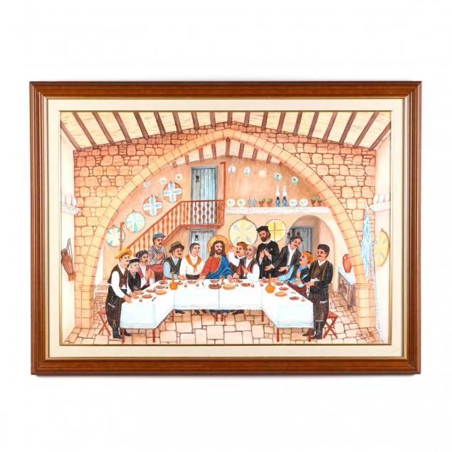 yiannis-pelekanos-cypriot-b-1937-a-cypriot-holy-supper